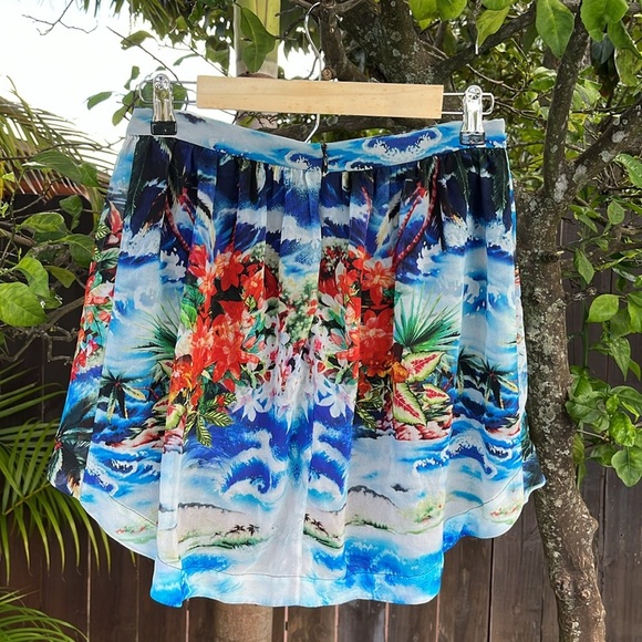 ZARA Basic Tropical Print Skirt size 5 juniors - Picture 12 of 12
